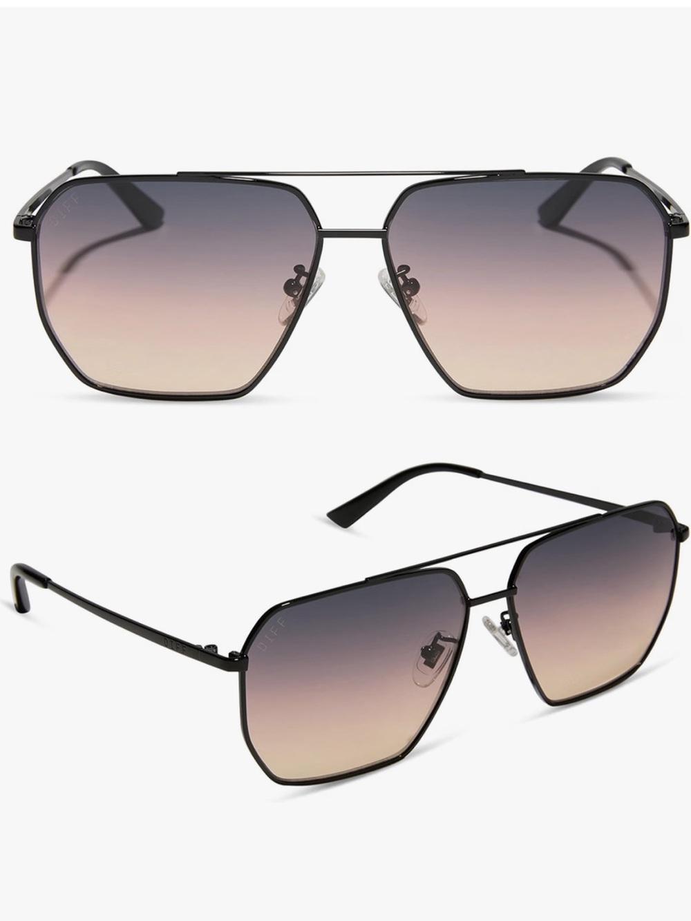 Diff Berkely Sunglasses with Gradient Lenses